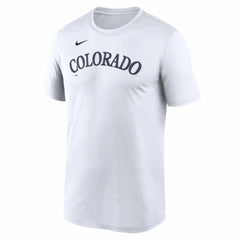 Colorado Rockies Nike New Legend Wordmark Dri-FIT T-Shirt - White T-shirts
