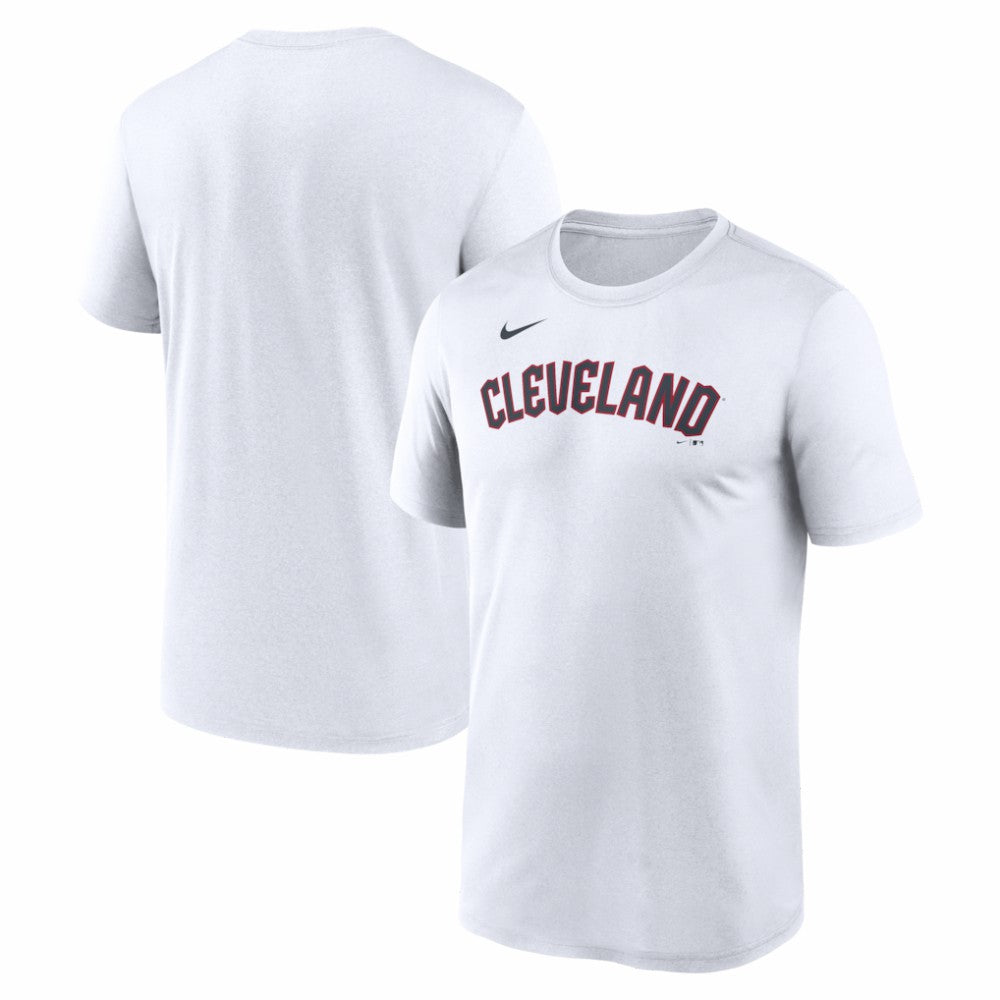 Cleveland Guardians Nike New Legend Wordmark Dri-FIT T-Shirt - White T-shirts