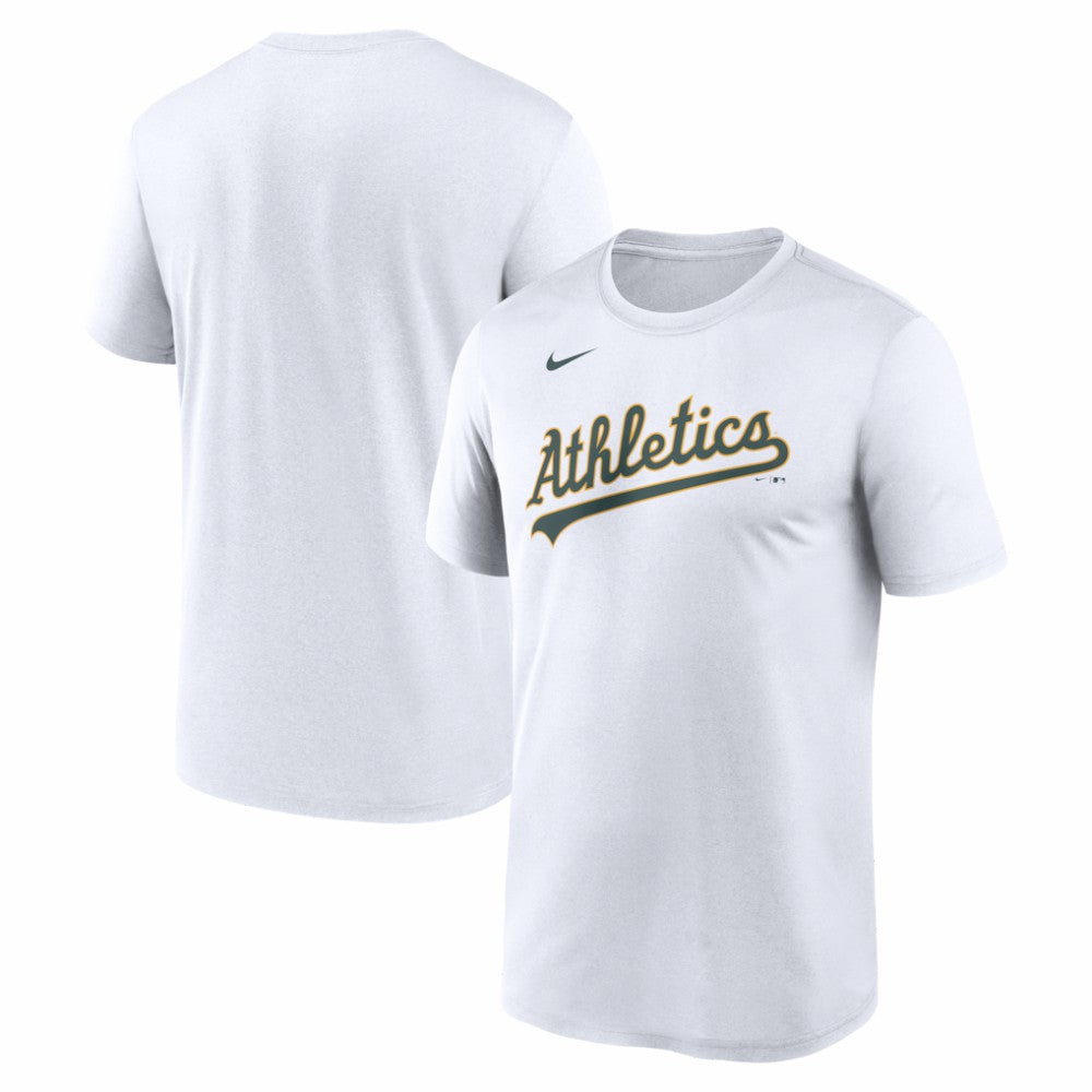 Athletics Nike New Legend Wordmark Dri-FIT T-Shirt - White T-shirts