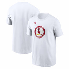 St. Louis Cardinals Nike Cooperstown Collection Logo T-Shirt - White T-shirts