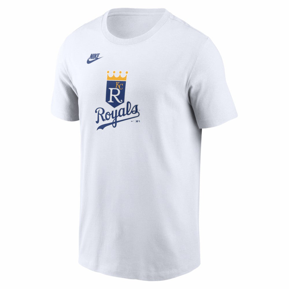 Kansas City Royals Nike Cooperstown Collection Logo T-Shirt - White T-shirts