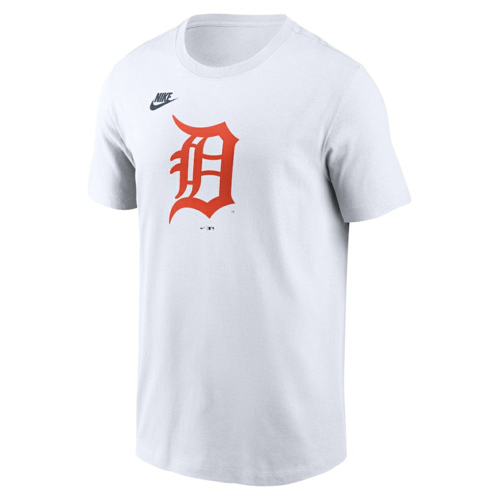 Detroit Tigers Nike Cooperstown Collection Logo T-Shirt - White T-shirts