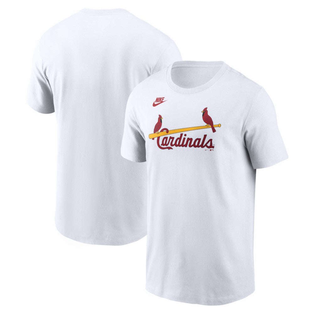 St. Louis Cardinals Nike Cooperstown Collection Wordmark T-Shirt - White T-shirts