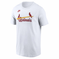 St. Louis Cardinals Nike Cooperstown Collection Wordmark T-Shirt - White T-shirts