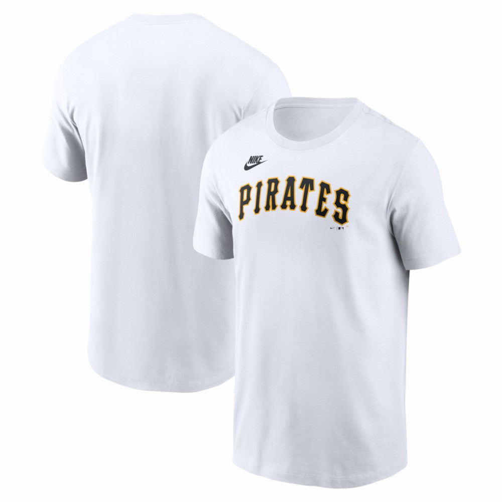 Pittsburgh Pirates Nike Cooperstown Collection Wordmark T-Shirt - White T-shirts