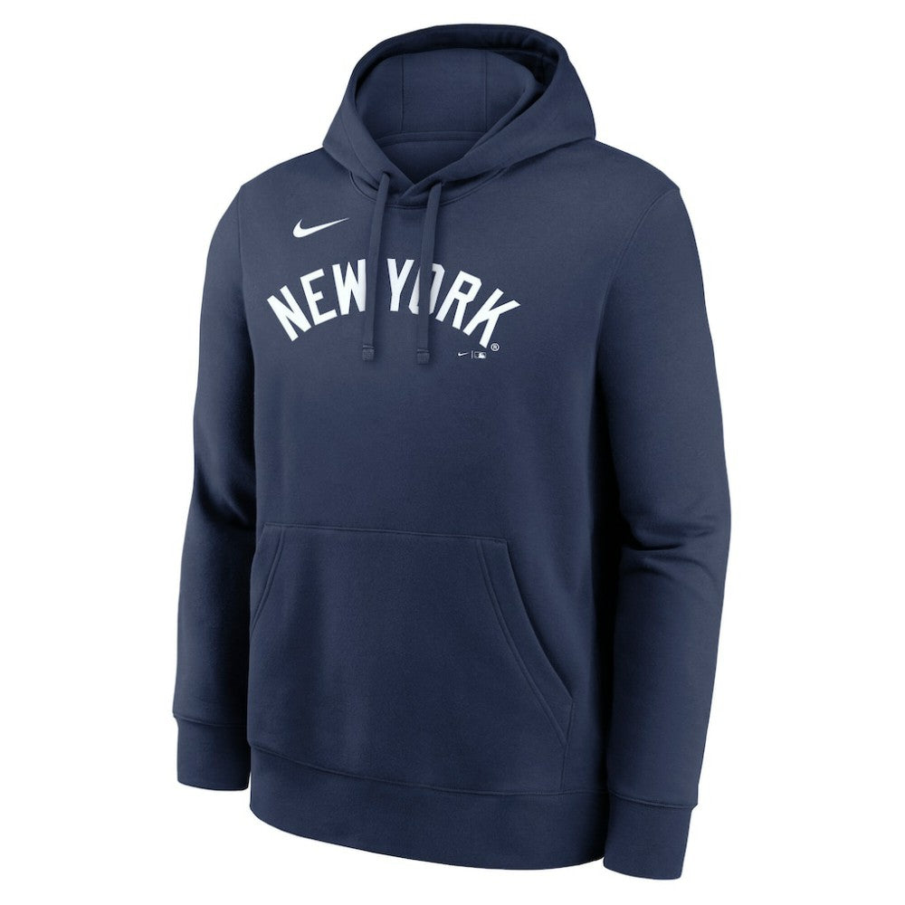 New York Yankees Nike Dri-Fit Club Hoodie - Navy Hoodies