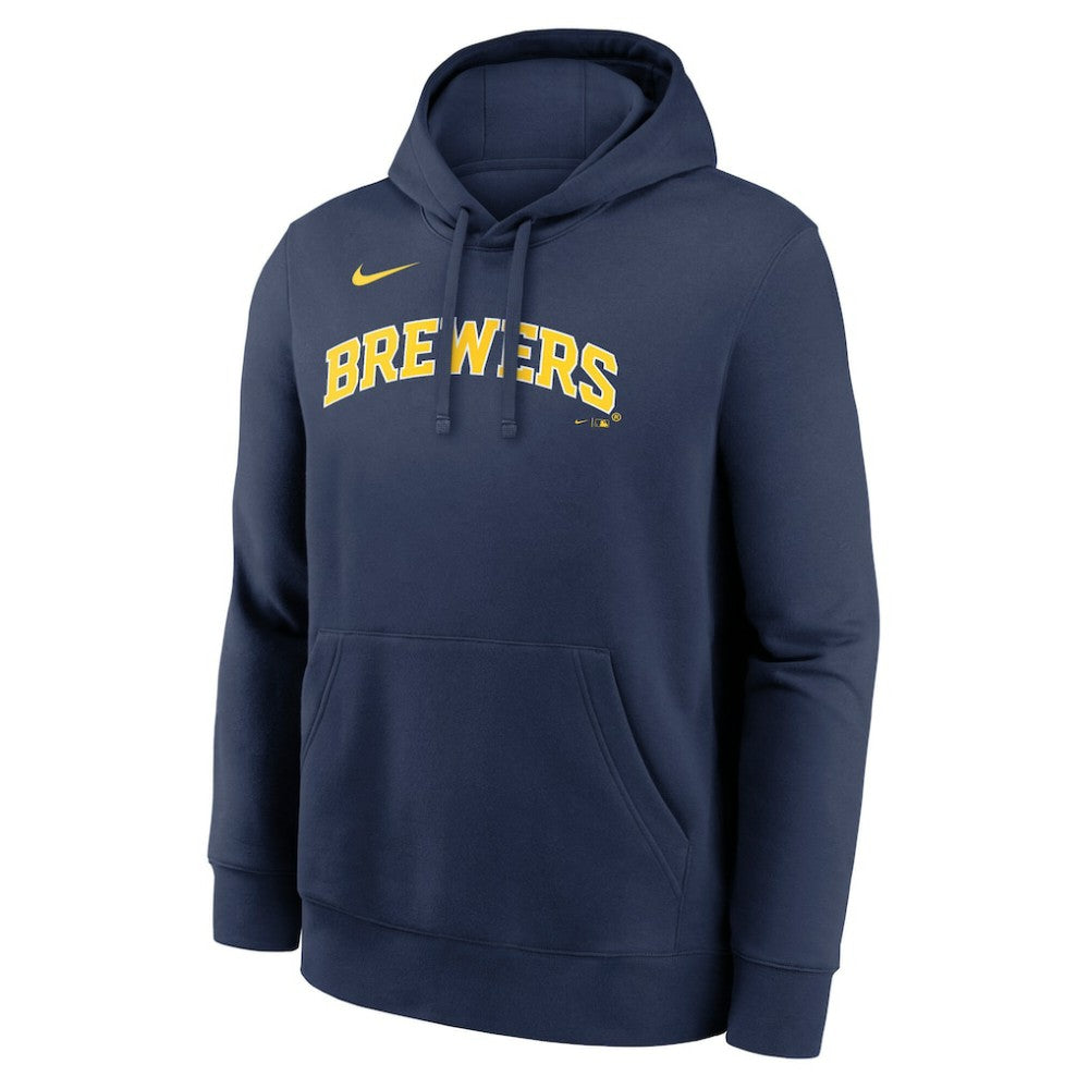 Milwaukee Brewers Nike Dri-Fit Club Hoodie - Navy Hoodies