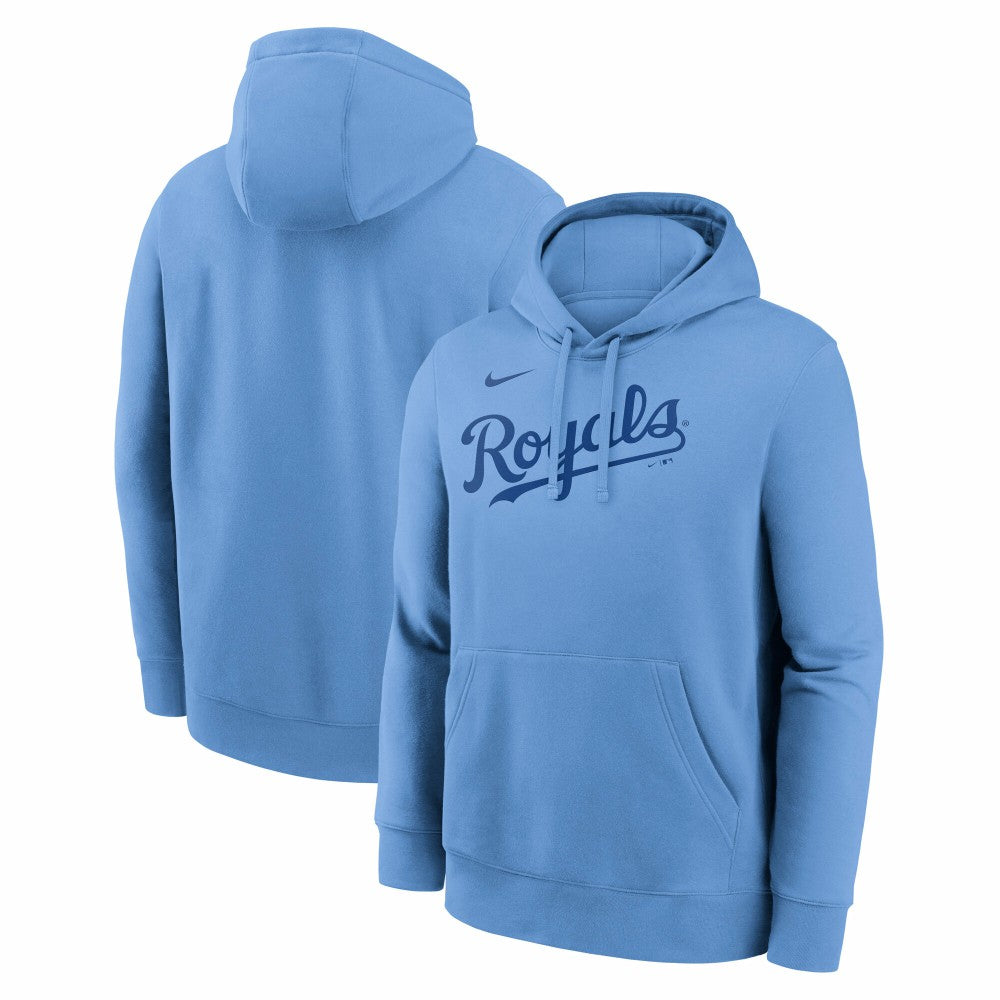 Kansas City Royals Nike Dri-Fit Club Hoodie - Light Blue Hoodies