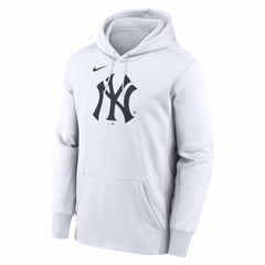 New York Yankees Nike Logo Club Hoodie - White Hoodies