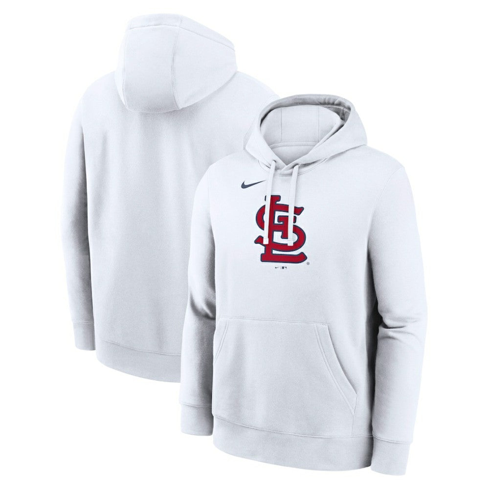 St. Louis Cardinals Nike Logo Club Hoodie - White Hoodies