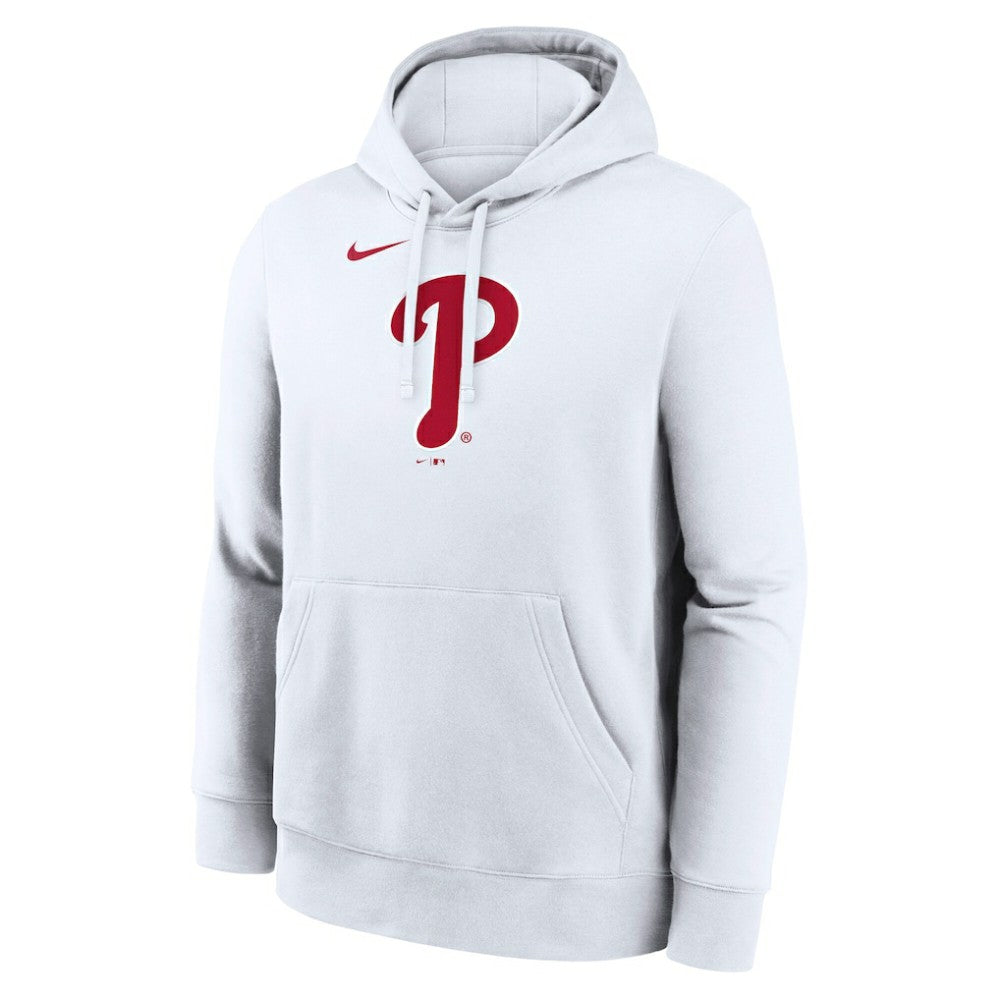 Philadelphia Phillies Nike Logo Club Hoodie - White Hoodies