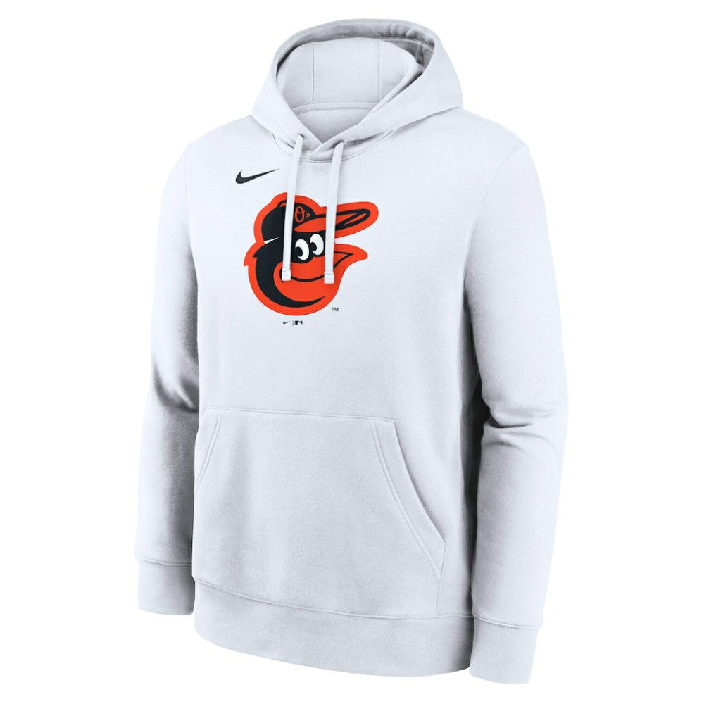 Baltimore Orioles Nike Logo Club Hoodie - White Hoodies