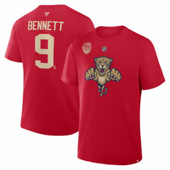 Sam Bennett Florida Panthers Fanatics 2026 NHL Winter Classic Authentic Stack Name & Number T-Shirt - Red | US 2001783840