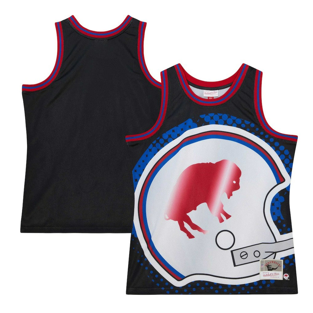 Buffalo Bills Big Face 7.0 Fashion Tank Top - Black Tops
