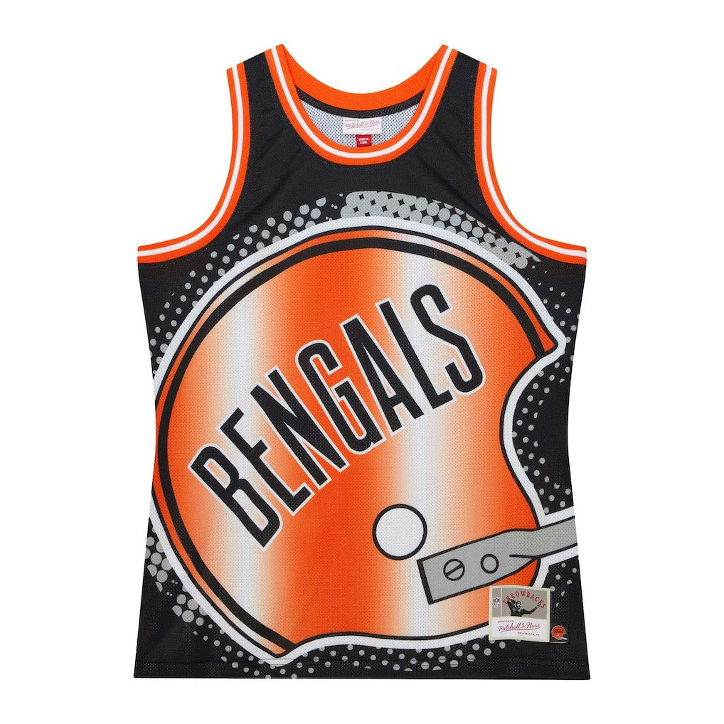 Cincinnati Bengals Big Face 7.0 Fashion Tank Top - Black Tops