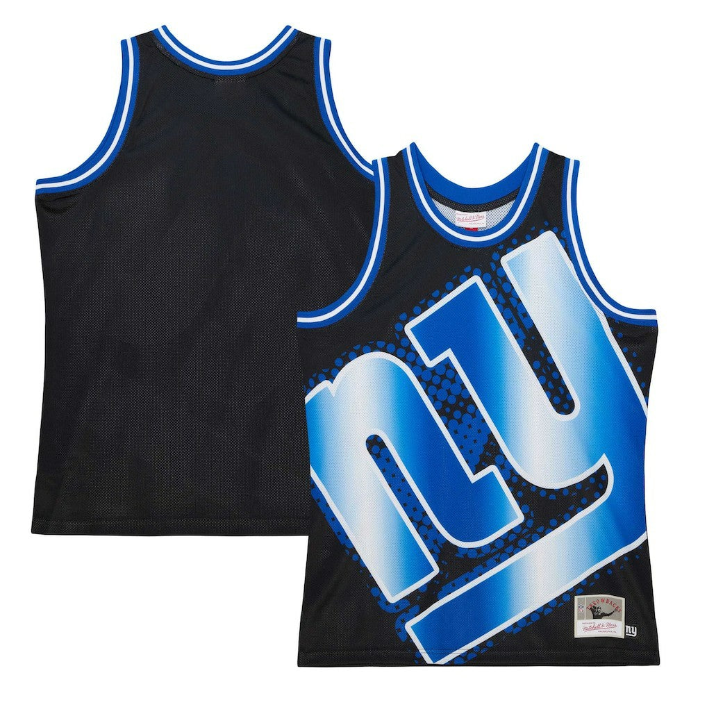 New York Giants Big Face 7.0 Fashion Tank Top - Black Tops