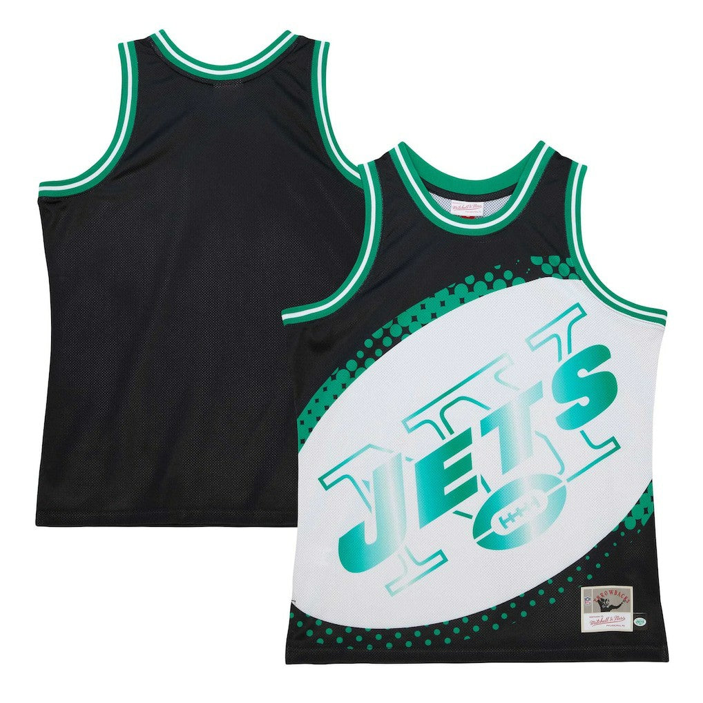 New York Jets Big Face 7.0 Fashion Tank Top - Black Tops