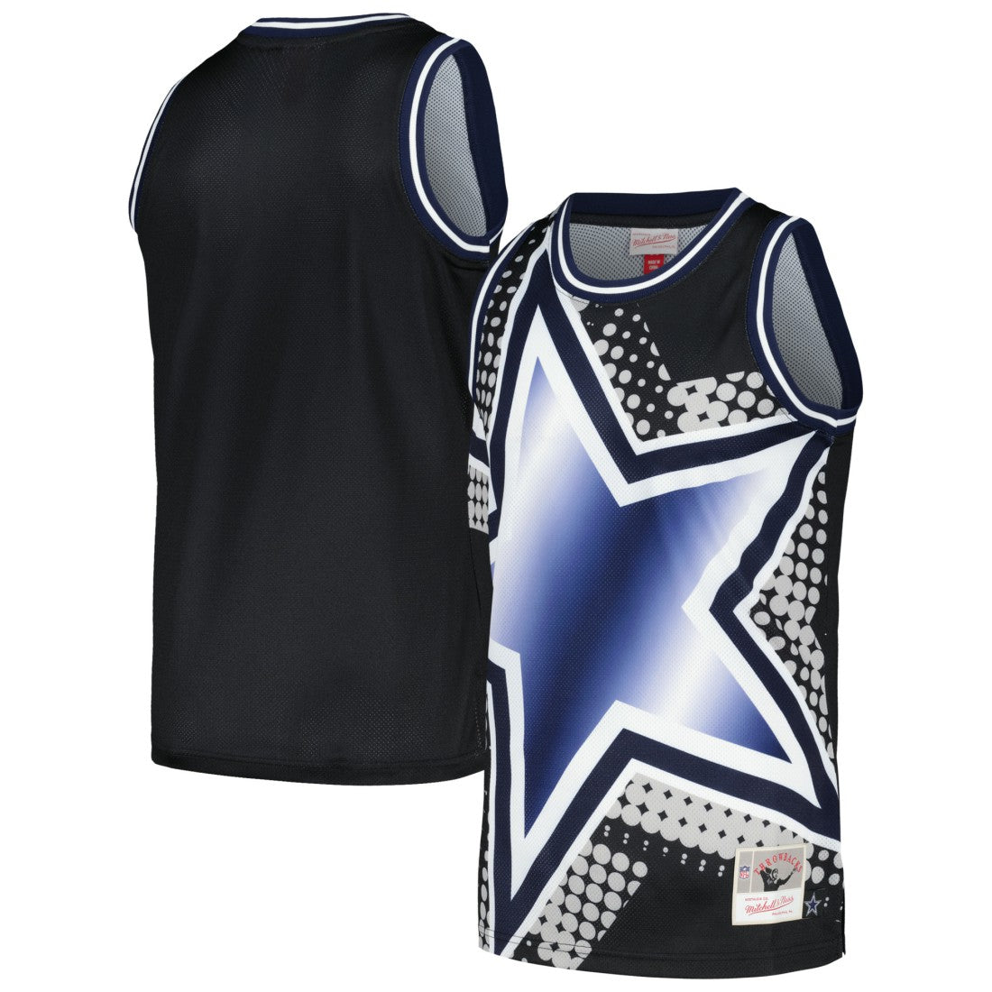 Dallas Cowboys Big Face 7.0 Fashion Tank Top - Black Tops