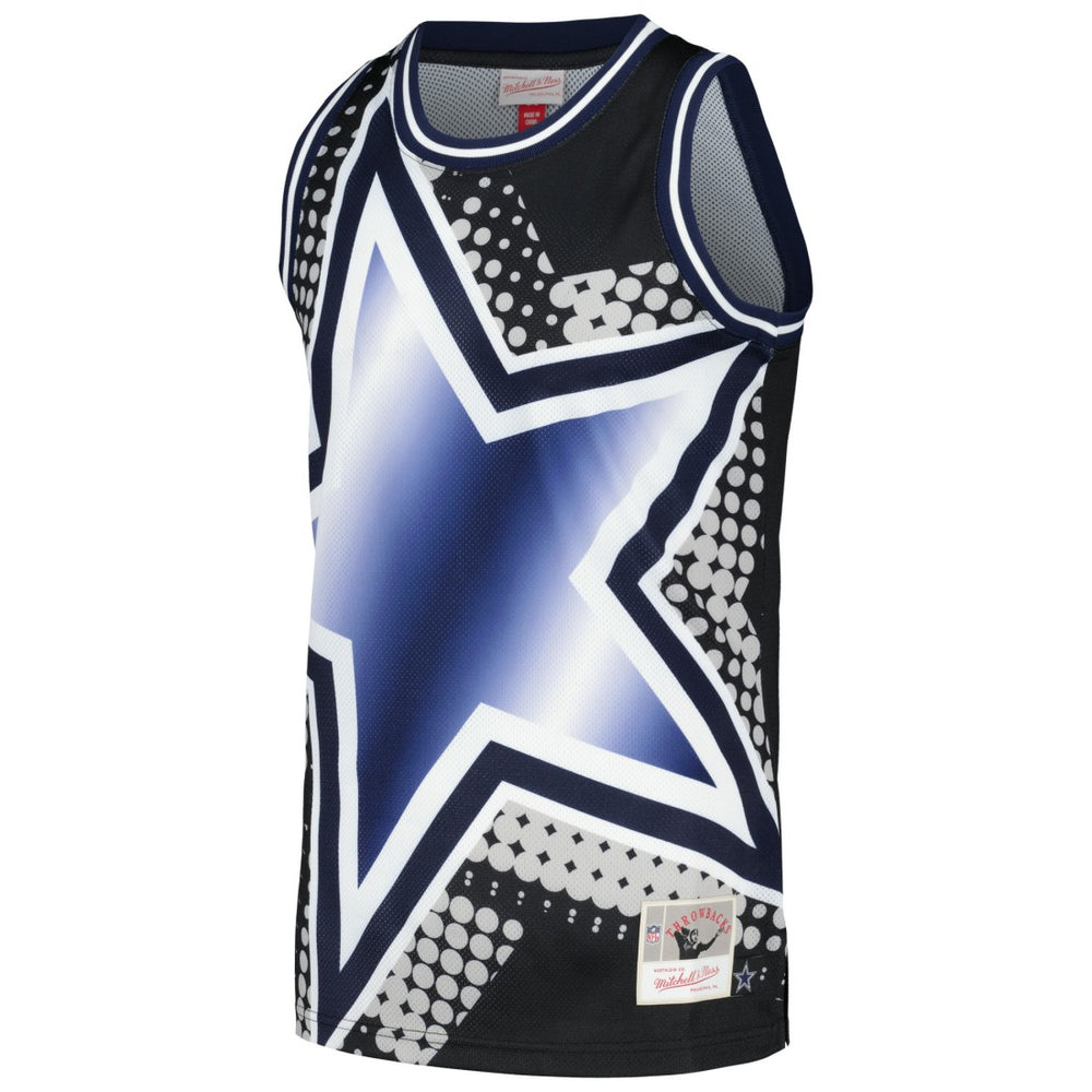 Dallas Cowboys Big Face 7.0 Fashion Tank Top - Black Tops