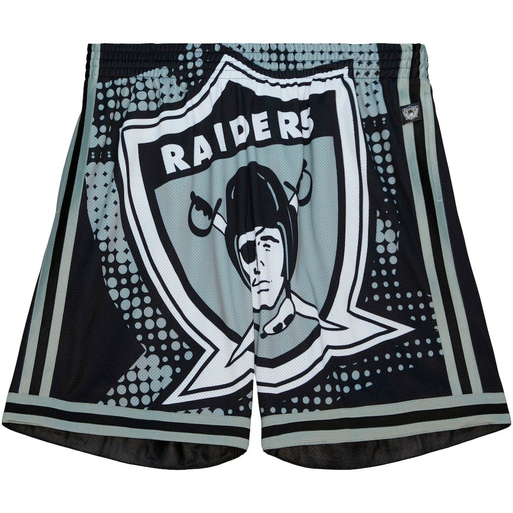 Las Vegas Raiders Big Face 7.0 Fashion Shorts - Black Shorts