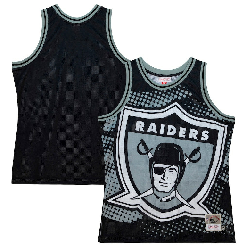 Las Vegas Raiders Big Face 7.0 Fashion Tank Top - Black Tops