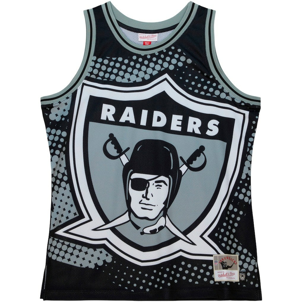 Las Vegas Raiders Big Face 7.0 Fashion Tank Top - Black Tops