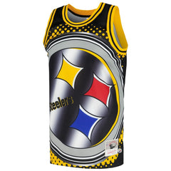 Pittsburgh Steelers Big Face 7.0 Fashion Tank Top - Black Tops