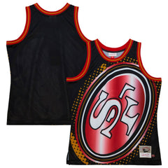 San Francisco 49ers Big Face 7.0 Fashion Tank Top - Black Tops