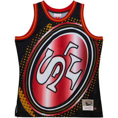 San Francisco 49ers Big Face 7.0 Fashion Tank Top - Black Tops