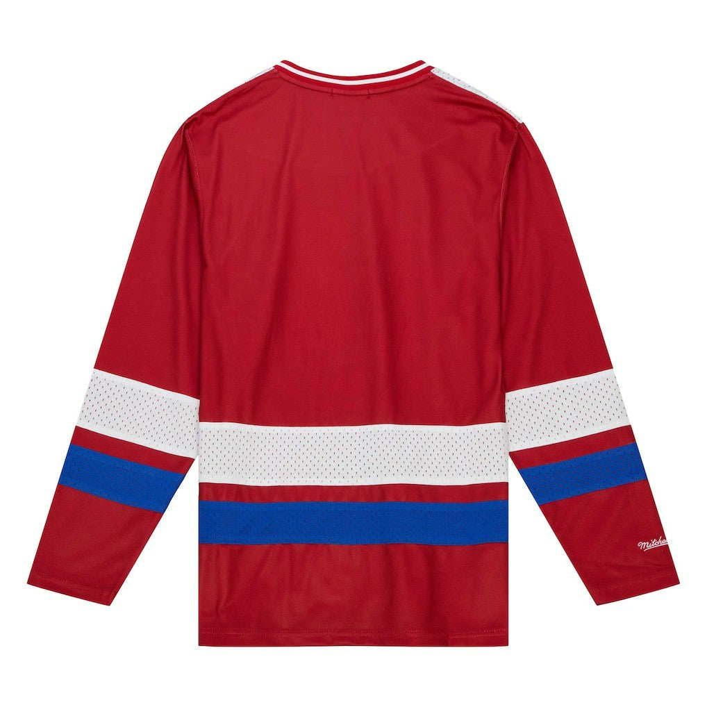 Buffalo Bills Women's Big Face 7.0 Long Sleeve Jersey T-Shirt - Red T-shirts