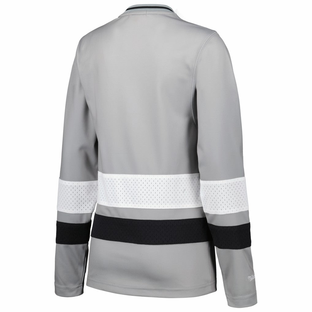 Las Vegas Raiders Women's Big Face 7.0 Long Sleeve Jersey T-Shirt - Silver T-shirts