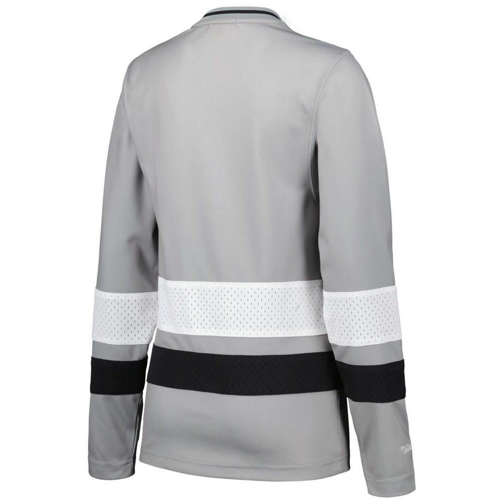 Las Vegas Raiders Women's Big Face 7.0 Long Sleeve Jersey T-Shirt - Silver T-shirts