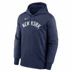 New York Yankees Nike Primary Wordmark Therma Hoodie - Navy Hoodies