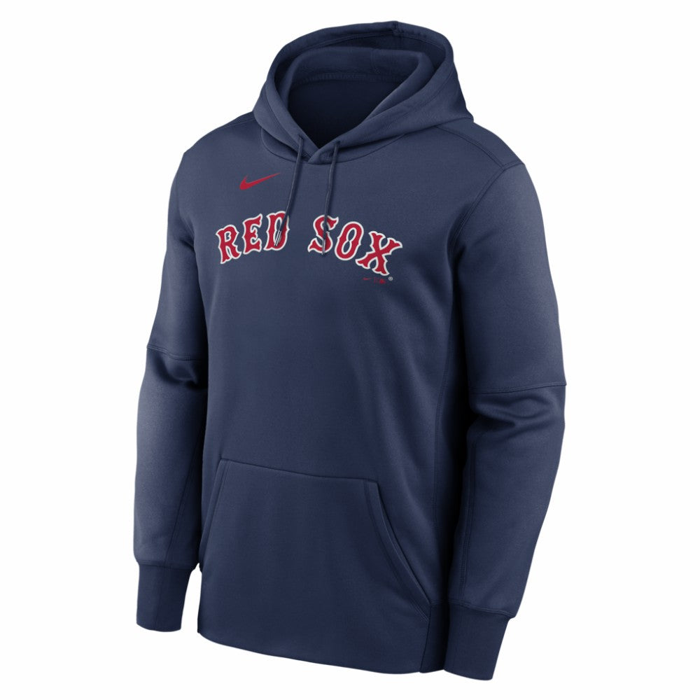 Boston Red Sox Nike Primary Wordmark Therma Hoodie - Navy Hoodies