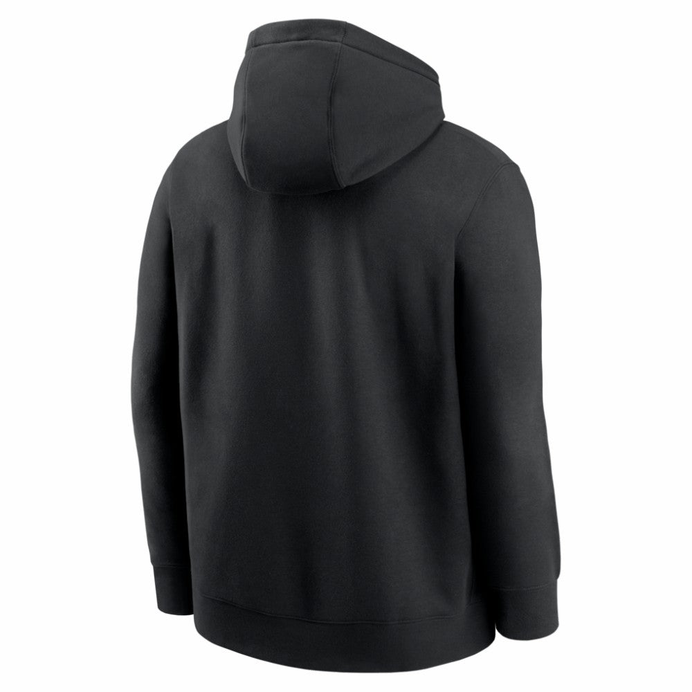 Cincinnati Reds Nike Cooperstown Collection Wordmark Club Hoodie - Black Hoodies