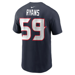 DeMeco Ryans Houston Texans Retired Player Name & Number T-Shirt - Navy T-shirts