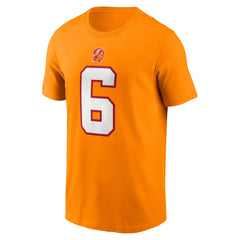 Baker Mayfield Tampa Bay Buccaneers Player Name & Number T-Shirt - Orange T-shirts