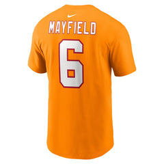 Baker Mayfield Tampa Bay Buccaneers Player Name & Number T-Shirt - Orange T-shirts