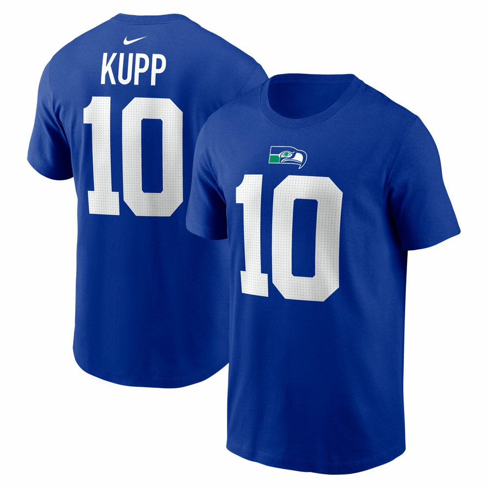 Cooper Kupp Seattle Seahawks Player Name & Number T-Shirt - Royal T-shirts