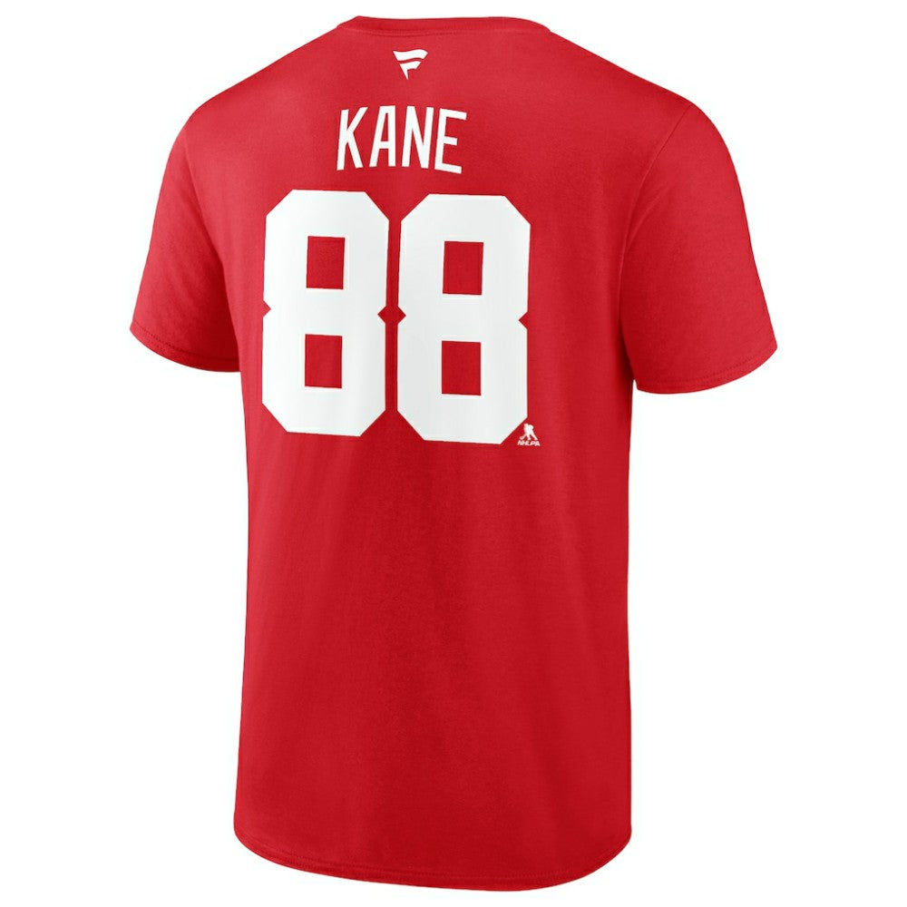 Patrick Kane Detroit Red Wings Fanatics Authentic Stack Name & Number T-Shirt - Red | US 2001787329