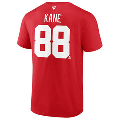 Patrick Kane Detroit Red Wings Fanatics Authentic Stack Name & Number T-Shirt - Red | US 2001787329