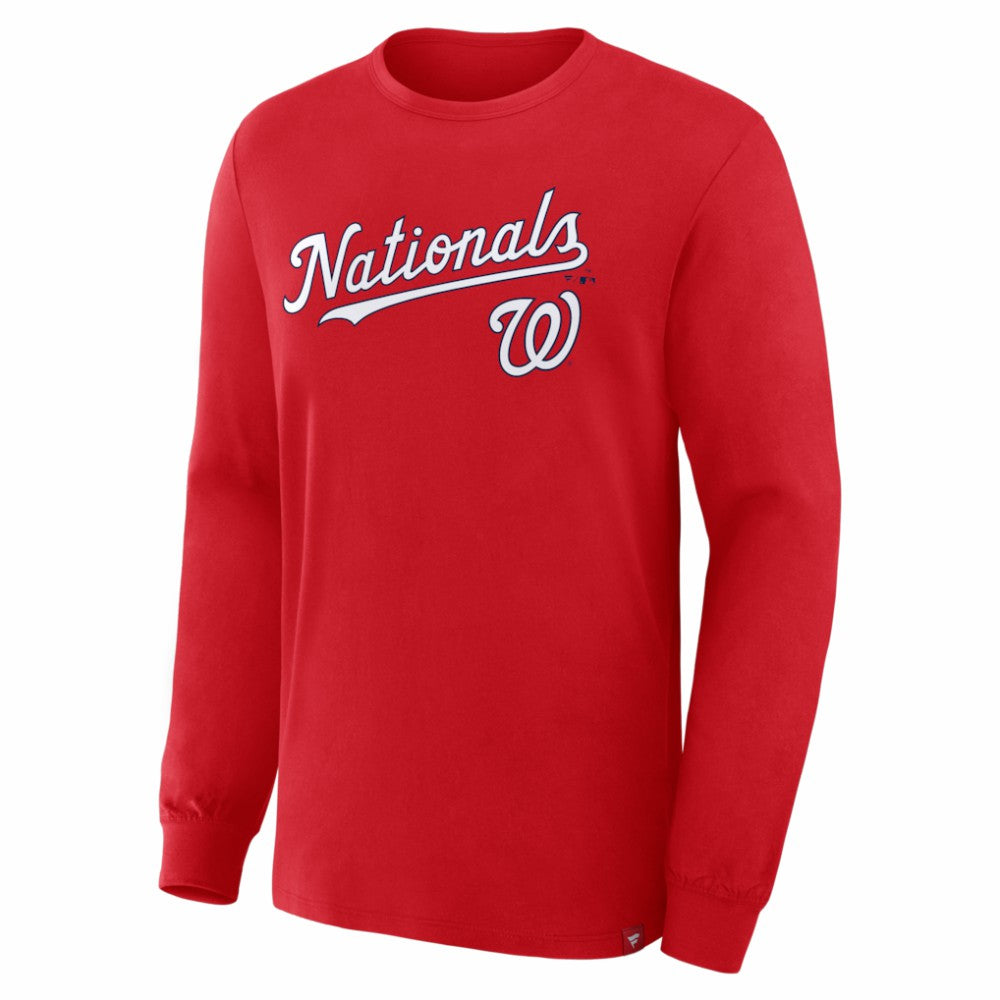 Washington Nationals Fanatics Lock-Up Legacy Long Sleeve T-Shirt - Red T-shirts