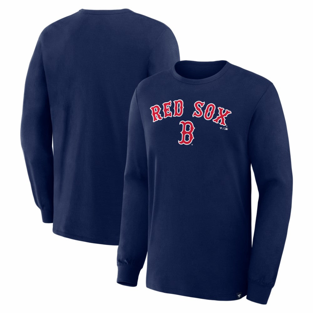 Boston Red Sox Fanatics Lock-Up Legacy Long Sleeve T-Shirt - Navy T-shirts