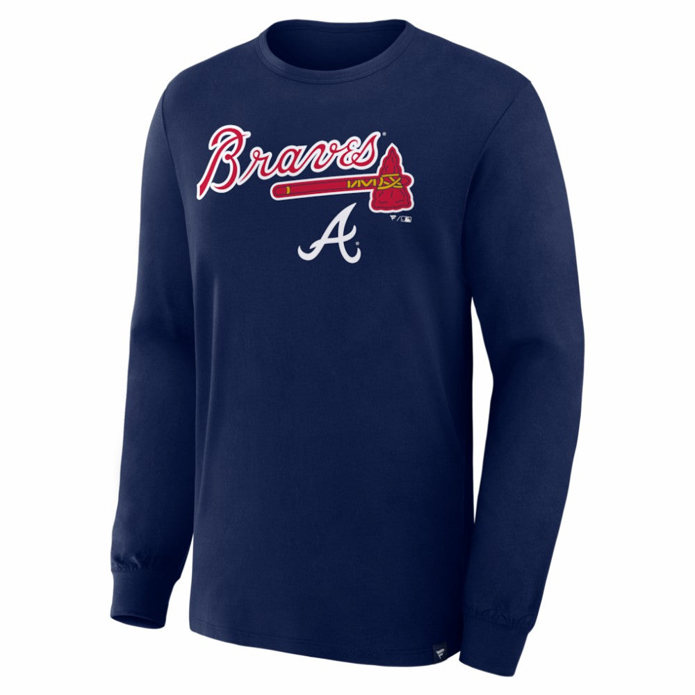 Atlanta Braves Fanatics Lock-Up Legacy Long Sleeve T-Shirt - Navy T-shirts
