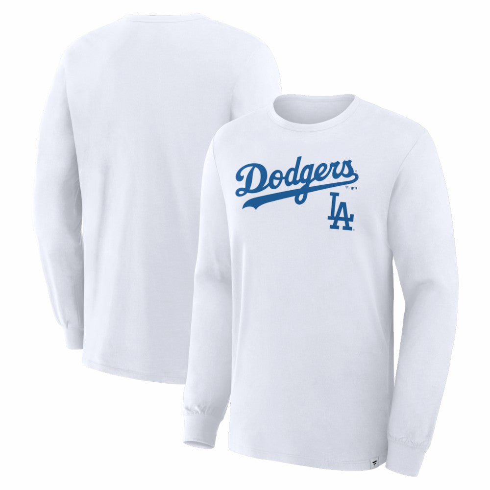 Los Angeles Dodgers Fanatics Lock-Up Legacy Long Sleeve T-Shirt - White T-shirts