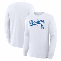 Los Angeles Dodgers Fanatics Lock-Up Legacy Long Sleeve T-Shirt - White T-shirts