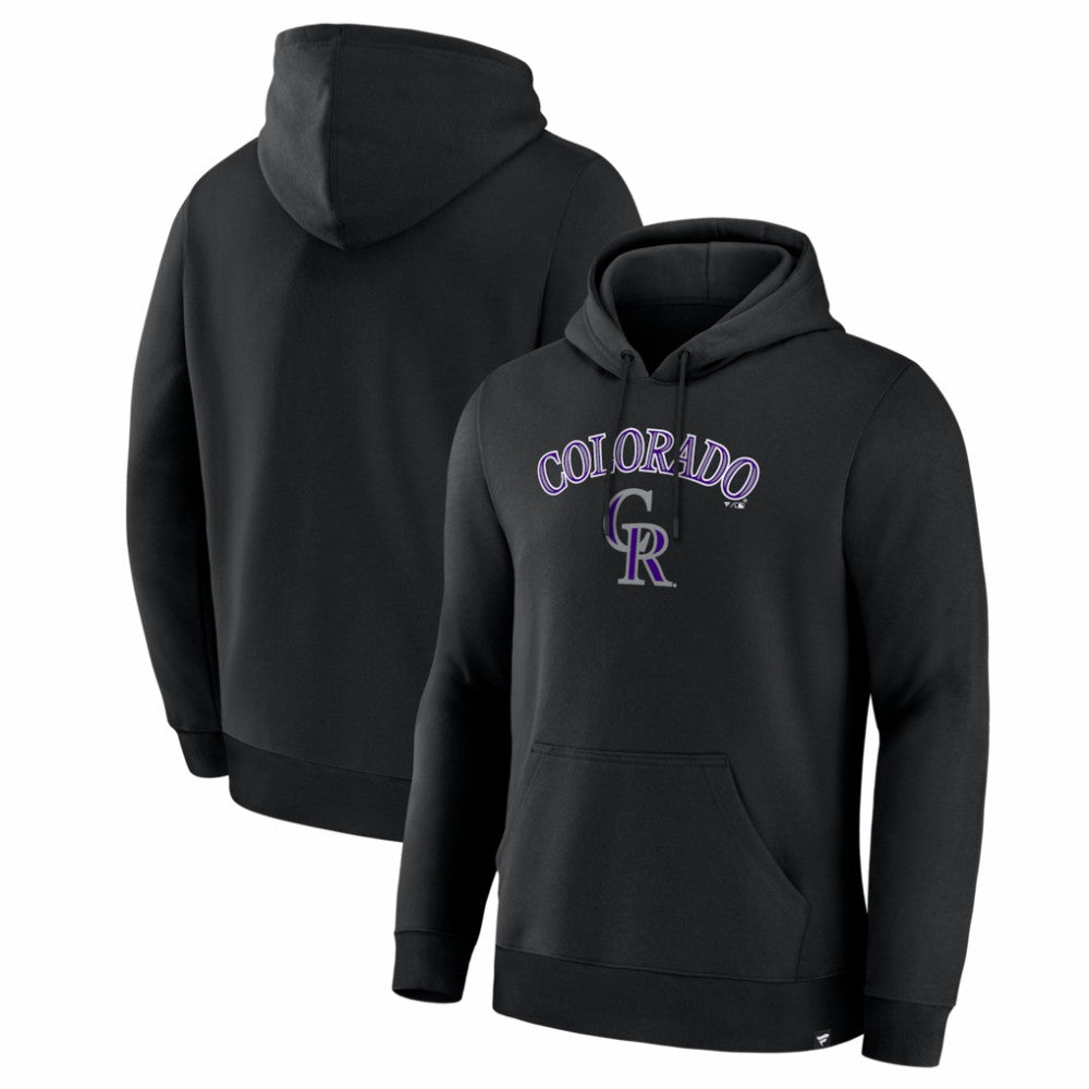 Colorado Rockies Fanatics Lock-Up Legacy Hoodie - Black Hoodies