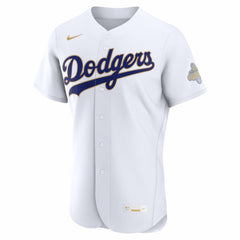 Los Angeles Dodgers Nike 2026 Gold Collection Authentic Jersey - White Jerseys
