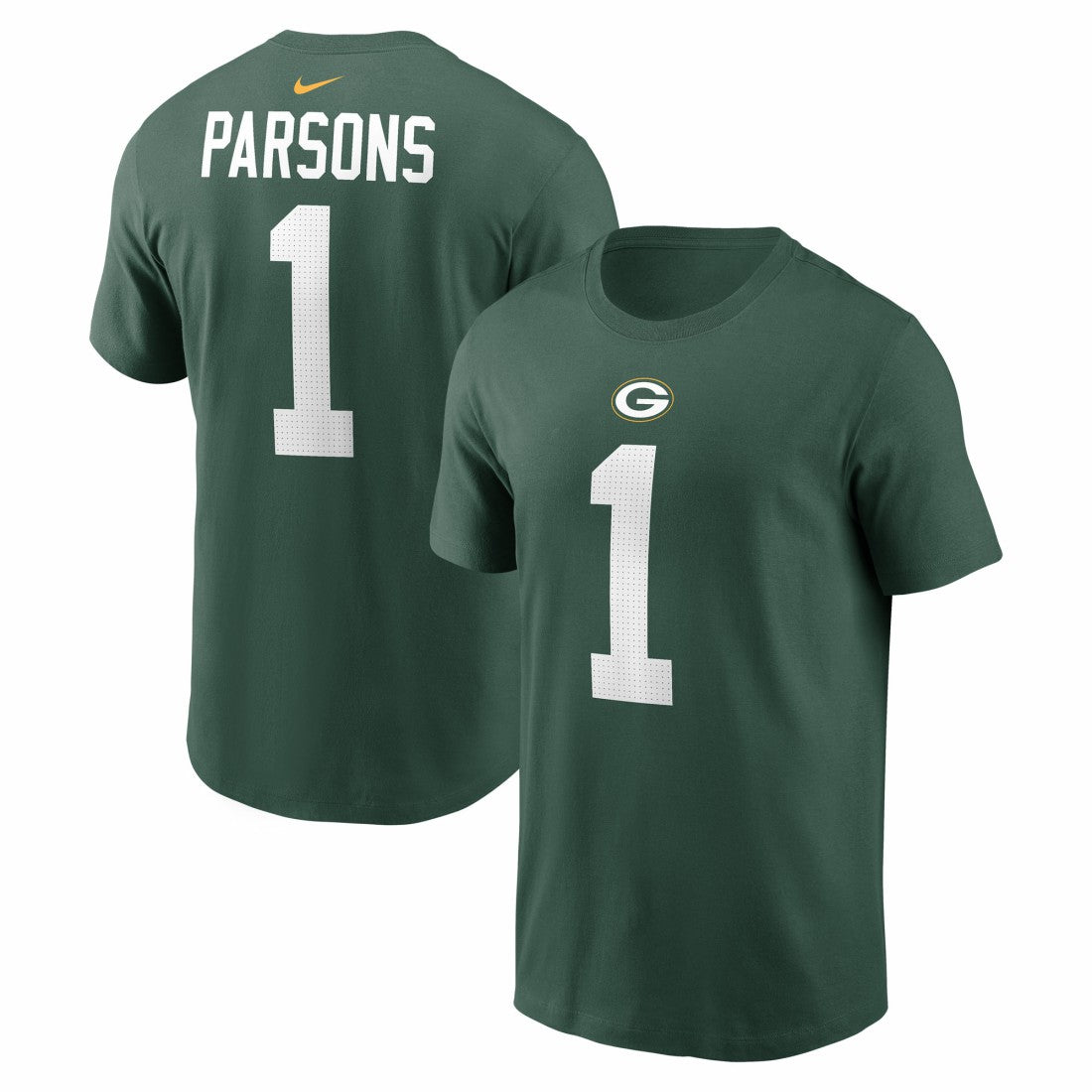 Micah Parsons Green Bay Packers Name & Number T-Shirt - Green T-shirts