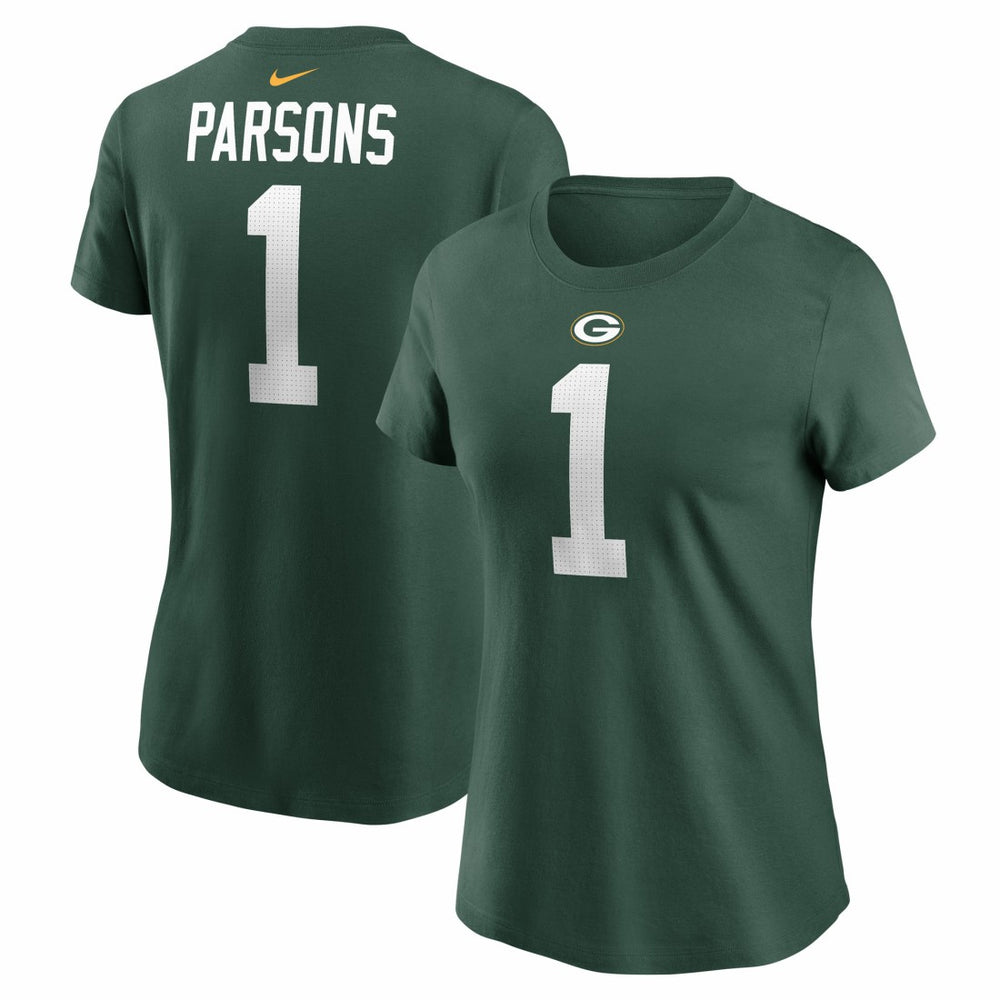 Micah Parsons Green Bay Packers Women's Name & Number T-Shirt - Green T-shirts